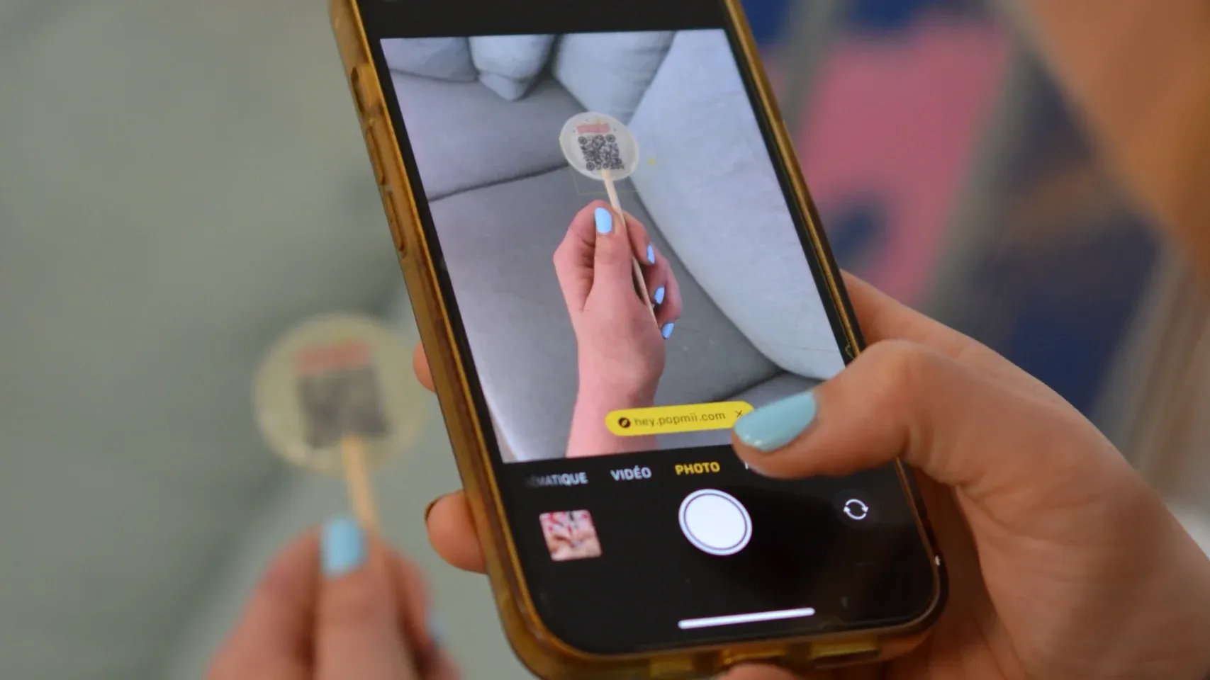 Scan d'une sucette BtoB