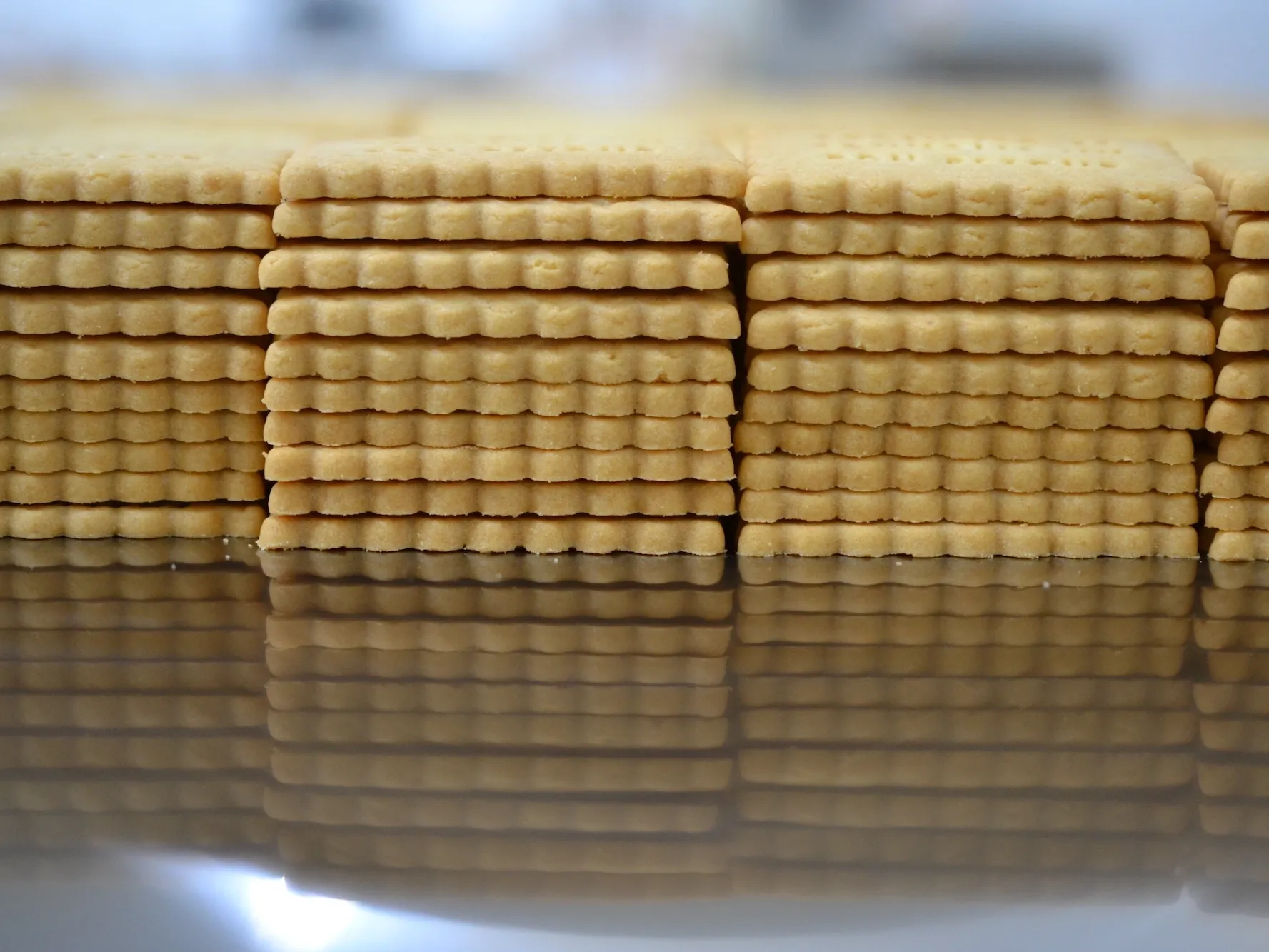 Biscuits Shanty Biscuit superposés, sortant tout droit de la production artisanale