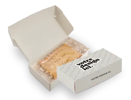 boite de trois &agrave; quatres biscuits