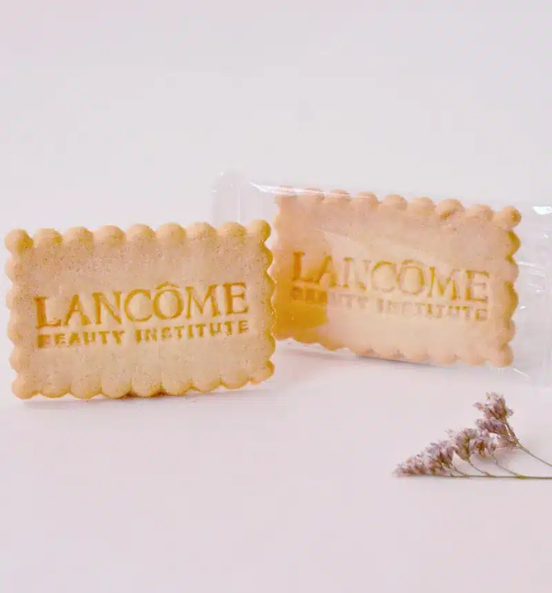 Biscuits personnalisés marque blanche entreprise, fabrication artisanale France