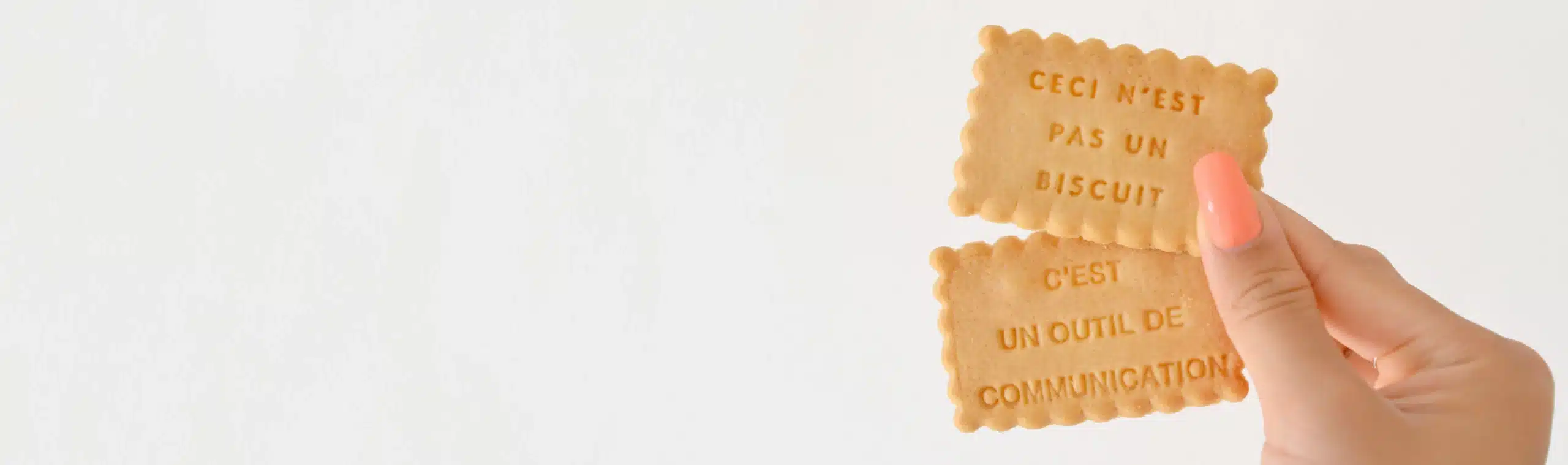 Biscuits personnalisés marque blanche, packaging 100% aux couleurs du client